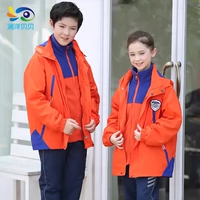 Mùa đông 2018 quần áo ngoài trời cho trẻ em mới trong những chiếc áo khoác trẻ em có thể tháo rời áo khoác dày chống gió Y662 đồ bộ bé trai