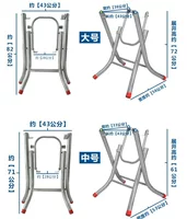 Trọng lượng nhẹ và đơn giản gấp chân khung vuông cao chân đồ nội thất cũ không gian đồ nội thất dài bàn đầu bảng - FnB Furniture chân bàn đẹp