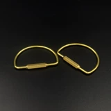 Медный креативный брелок для ключей подходит для мужчин и женщин, простой и элегантный дизайн, креативный подарок