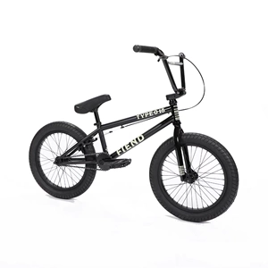 Fiend 2022 Тип O 18 -INCH BMX Транспортный глянец черный/серый исчезает