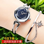 Vòng tay nữ đồng hồ đeo tay nữ học sinh theo phong cách Harajuku phiên bản Hàn Quốc của khí chất đơn giản học sinh trung học cơ sở nhỏ và tinh tế - Vòng đeo tay Cuff