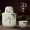 Jingdezhen gốm rượu vang bộ rượu vang đặt ấm rượu vang ấm nồi rượu sake vàng trắng rượu vang nửa pound tùy chỉnh ly rượu vang mạ vàng