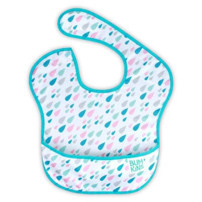 Bumbkins Baby Eating Surrounding Pocket Children's Bib Rice Pocket Waterproof Baby Kid Eating Anti-Dirtzer