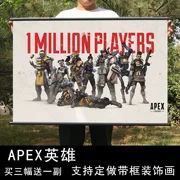 APEX anh hùng trò chơi áp phích treo cuộn tranh APEX xung quanh bức tranh tường anime hình nền vải trang trí bức tranh - Game Nhân vật liên quan