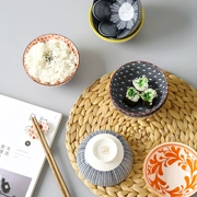 Phong cách Nhật Bản và bộ đồ ăn màu gió Nhà ăn cá tính sáng tạo cao chân chống vảy kê gốm sản phẩm mới - Đồ ăn tối