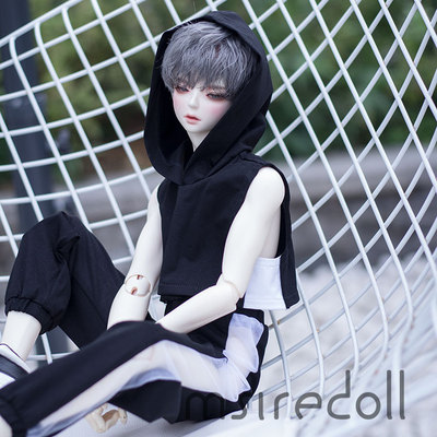 taobao agent Msiredoll-y2-bjd doll clothing 3 points SD17 sports set BJD boy vest shit trousers