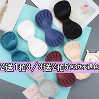 Ngực pad một mảnh mảnh chèn dày ống top sponge pad áo ngực đồ lót pad bọc ngực một bên trong pad mút xốp tam giác nâng ngực