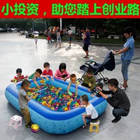 Bể bơi công viên giải trí bơm hơi hồ bơi đồ chơi vuông cát hồ bơi trung tâm chơi nước trẻ em hồ bơi gia đình quầy hàng mèo con đồ chơi xúc cát