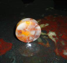 Ювелирные изделия и полуфабрикаты 桂林龙胜鸡血玉原石毛料 镯芯原石尺寸5.4*1.7cm