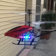 Trẻ em điều khiển từ xa máy bay rơi điện trở máy bay trực thăng sạc sáng mô hình không gian điện đồ chơi cậu bé