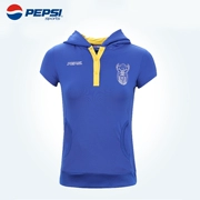 PEPSI Pepsi thể thao mùa hè nữ chạy mồ hôi trùm đầu Áo thun ngắn tay áo polo 03910245 - Áo polo thể thao