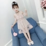 Váy bé gái mùa hè 2019 mới Hàn Quốc thời trang bé gái mùa hè nước ngoài trẻ em voan công chúa - Váy đầm trẻ em cao cấp