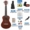 Màu sắc 23 inch ukulele ukulele sinh viên mới bắt đầu uklele nhạc cụ guitar bốn dây nhỏ - Nhạc cụ phương Tây