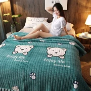 Taikang giường thoải mái bao gồm tăng độ che phủ của mùa thu thời trang Hàn Quốc và mùa đông phụ nữ đáng yêu in Hàn Quốc mềm cao cấp 2018 - Trải giường