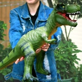 Большой мягкий динозавр из мягкой резины, игрушка, комплект, модель животного для мальчиков, тираннозавр Рекс, 3-6-10 лет