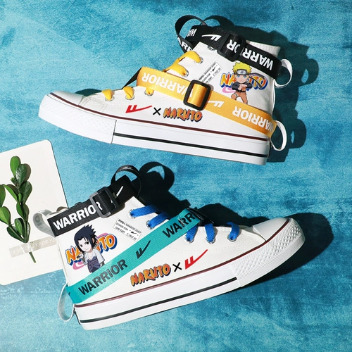 Warrior, Наруто, летняя тканевая белая обувь подходит для мужчин и женщин, для влюбленных