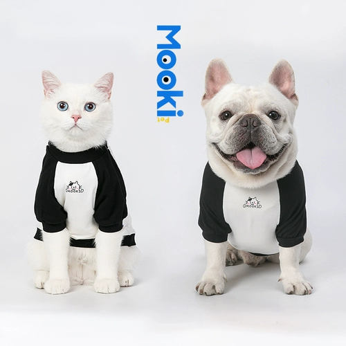 Mookipet Xmilk Co -Brice Dogs и кошачья одежда Thin Spring Charision Blue Cat Tide Brand Lummer New New