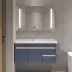Phòng tắm gỗ đơn giản hiện đại tủ treo chậu rửa mặt tủ phòng tắm tủ chậu rửa tủ gương tủ phòng tắm tủ gương treo tường phòng tắm tủ kệ gương phòng tắm 