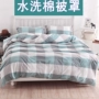 Đôi bông twill chăn đơn mảnh nhà dệt bông chăn sinh viên độc thân bìa custom-made bông nệm - Quilt Covers mền tuyết