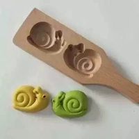 Две маленькие улитки деревянные формы