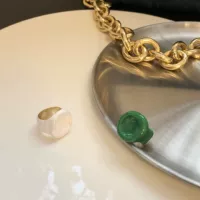 Современная круглая эмаль, свежее зеленое кольцо, сделано на заказ, европейский стиль, простой и элегантный дизайн
