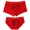 Cặp đôi nam đồ lót tóm tắt eo quần quần thoáng khí cotton góc cao nữ Valentine quà tặng năm nay màu đỏ quần lót đùi
