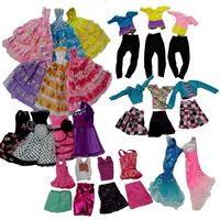 Cô gái đồ chơi Barbie Dress Up Doll Thời trang Váy ngắn Váy giản dị Trang phục Công chúa Barbie Trang phục - Búp bê / Phụ kiện búp bê cho bé