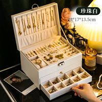 Jewelry Storage Box NECKLACE EARINGS Studs Earrings Watch