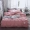 Nordic rắn giường chải bông chải bông hiện đại nhỏ gọn mạng chăn dày Red ins gia đình bốn - Bộ đồ giường bốn mảnh