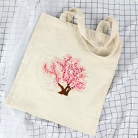 Дерево сакура [материаловая сумка+подарок для имитации бамбуковой вышивки] бесплатная пополнение