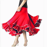 Красная одиночная юбка