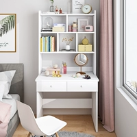 Северный стол с комбинацией книжной полки белый компьютерный стол
