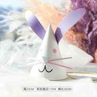 Шляпа по случаю дня рождения с пурпурным ухом