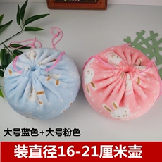 Грелка 热水袋套子绒布套绒袋子束口绒套热水壶布袋子汤婆子布套大号加厚