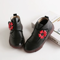 Martens, демисезонные детские ботинки, короткие сапоги для принцессы, 2019, в корейском стиле, мягкая подошва