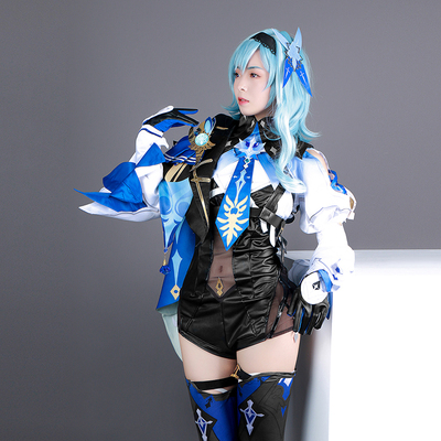 ROLECOS Game Val Neon Cosplay Costume Neon Cosplay Costumes Blue