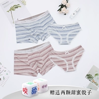 Thoải mái và thoáng khí 2 gói Cặp đôi Đồ lót Cotton Modal Dễ thương Sexy Cám dỗ Đồ lót Hot Sexy Set quần áo lót