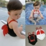 Áo Tắm trẻ em Trai Xiêm Wings Cô Gái Đồ Bơi Hàn Quốc Bé Bé Kids 1-3 Năm Bơi Quần Short đồ bơi tay dài cho bé gái