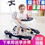 Baby Walker 6 7-18 tháng Bé đẩy rollover đa chức năng đẩy tay có thể ngồi bé trai và bé gái với âm nhạc để giúp đỡ xe tròn tập đi