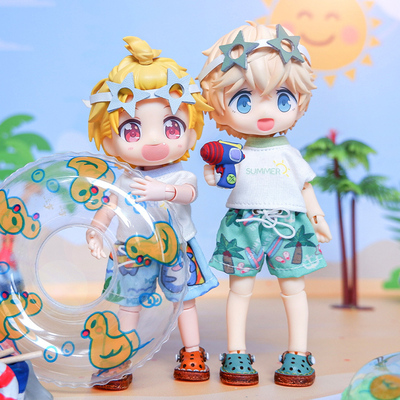 taobao agent OB11 baby clothing to the seaside set 12 points BJD doll clothes point small noise GSC body body9 ymy