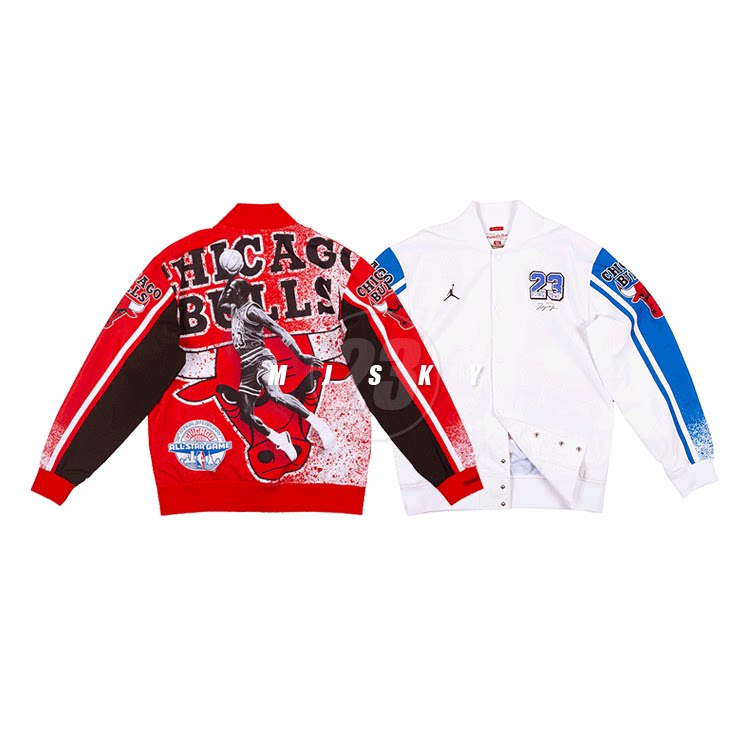 Spot · S code | Jordan 20SS MITCHELL & ISS joint bulls jacket jacket