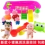 Búp bê tắm heo con, bồn tắm trẻ em, em bé, pug, em bé, tắm, đồ chơi nước, chơi đồ chơi nhà đồ chơi trí tuệ cho bé