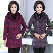 Mẹ tải áo len mùa thu và mùa đông mới trong phần dài của áo len nữ mùa thu 2018 dành cho nữ trung niên - Trung bình và dài Coat