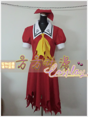 taobao agent The real thing shoots COS Oriental Project Fran Delu Red Demon City Second Miss COS service full set