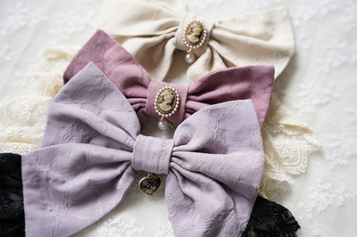 taobao agent Pin with bow, hairgrip, Lolita style
