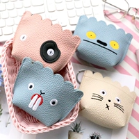 Hàn Quốc dễ thương sáng tạo cô gái đồng xu ví nhỏ dây kéo thẻ túi tai nghe lưu trữ túi tai nghe trang trí túi ví local brand