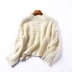 [Ice Point thẳng xuống] [[]] J 10 mùa thu áo len nữ cổ tròn Phiên bản Hàn Quốc của áo len rộng bên ngoài C áo len nữ hàng hiệu Áo len