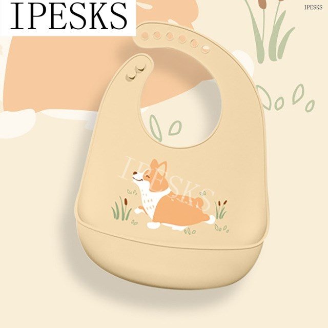 PuppySiliconebibsBabyNewbornBoybibGirlSalivaTowelInfant