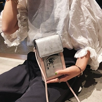 Điện thoại di động túi nhỏ nữ 2019 mới mini dọc vai chéo túi điện thoại di động Phiên bản Hàn Quốc của túi điện thoại di động thay đổi - Túi điện thoại túi bao tử nữ