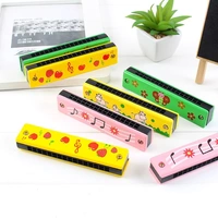 Trẻ em 16 lỗ hai hàng hoạt hình đồ chơi trẻ em Harmonica người mới bắt đầu nhạc cụ mẫu giáo bé trai quà tặng sinh nhật - Đồ chơi nhạc cụ cho trẻ em trống đồ chơi